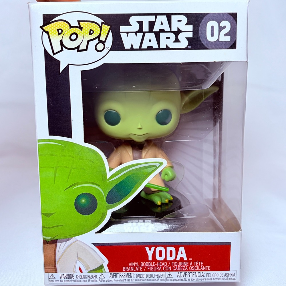 Funko Star Wars Yoda 02 Green Jedi Master Vinyl Bobble-Head Collectible Figure